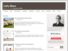 Tablet Screenshot of blog.cathy-moore.com